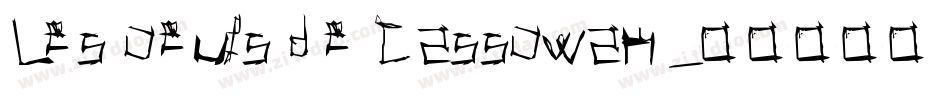 Les oeufs de Cassowary字体转换